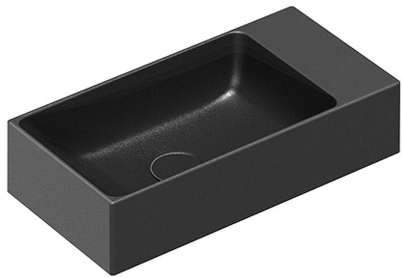 Catalano Verso lavabo 50x25 cm rectangulaire classique noir 0220520022