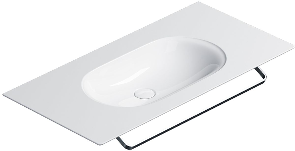 Catalano Horizon lavabo 100x50 cm rectangulaire classique-de meuble blanc mat 0521010021