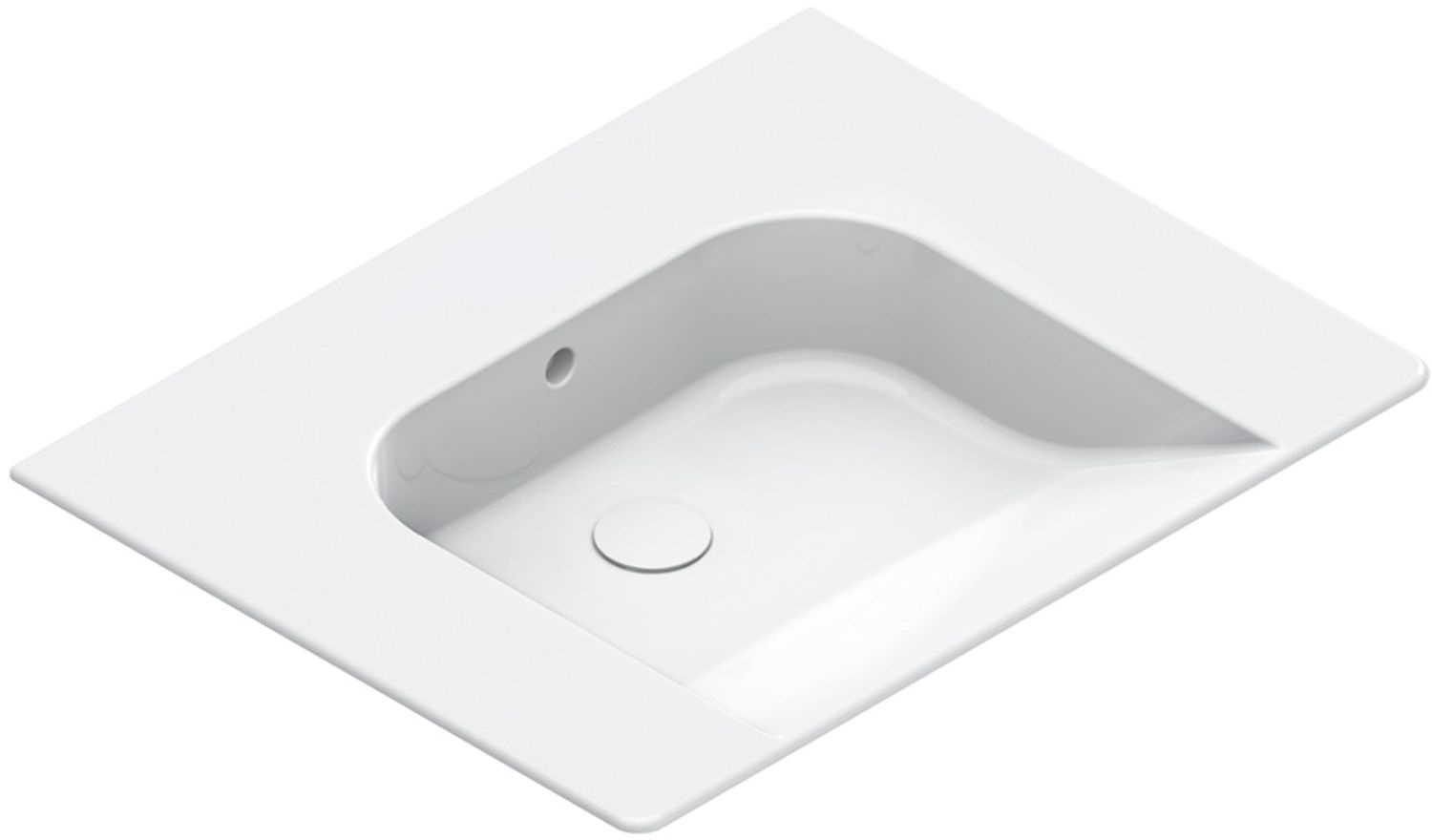 Catalano Comfort lavabo 70x55 cm rectangulaire classique blanc 0920700001