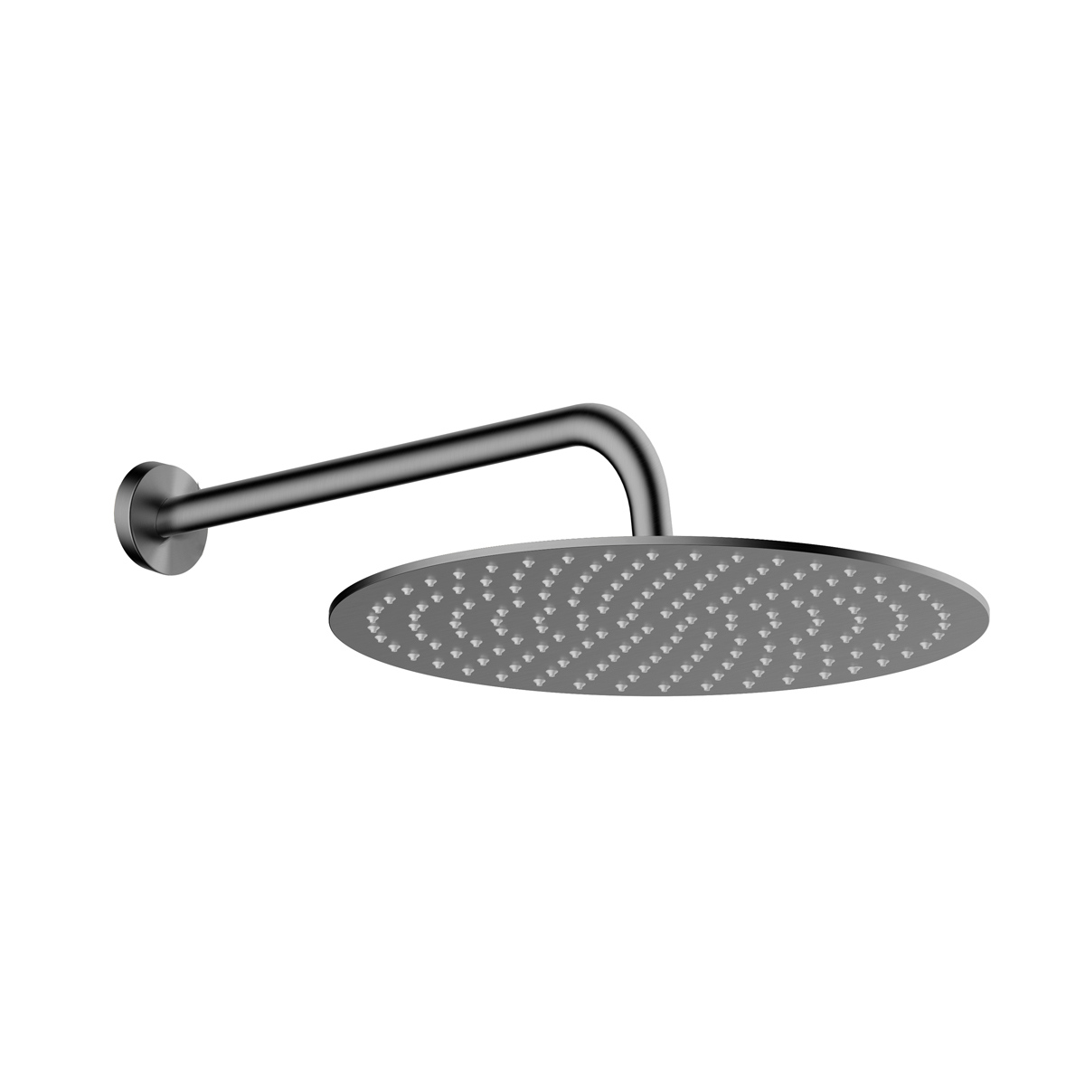Set douche à effet de pluie Oltens Vindel 37006400, bras mural Oltens Lagan 39402400