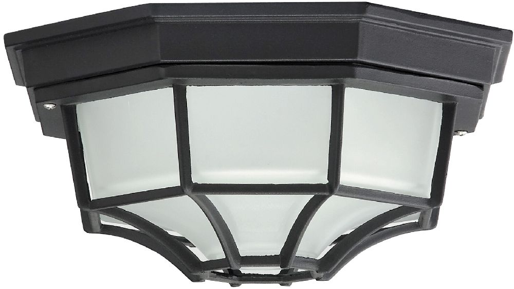Rabalux Milano plafonnier extérieur 1x100 W noir 8346