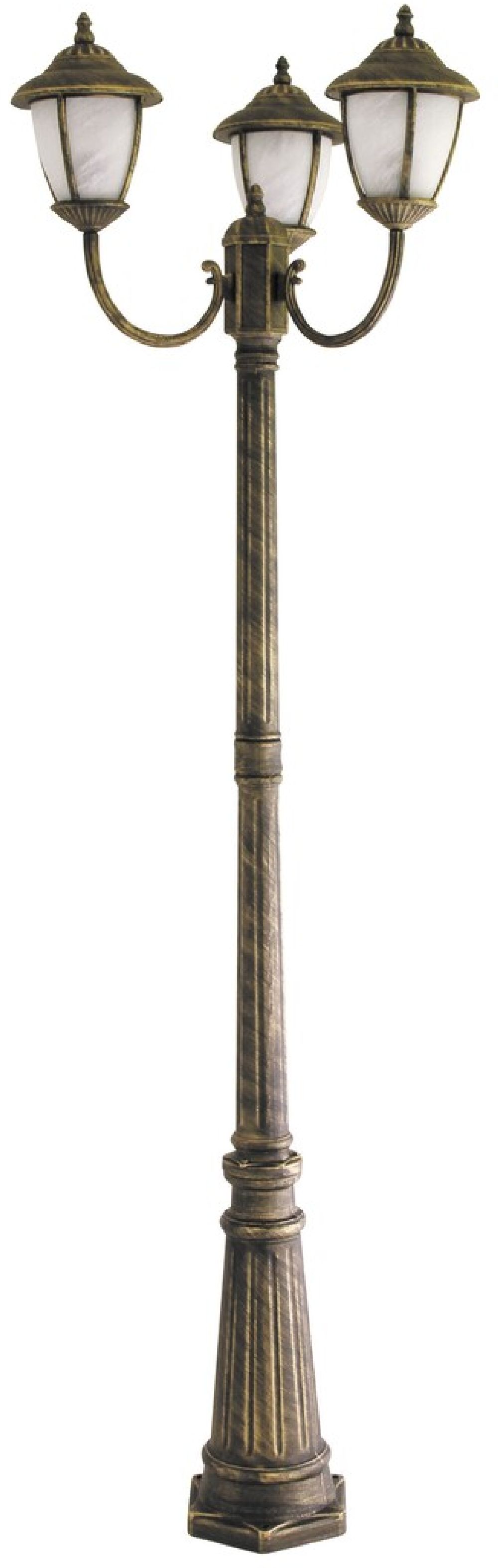 Rabalux Madrid lampadaire extérieur 3x40 W doré 8379