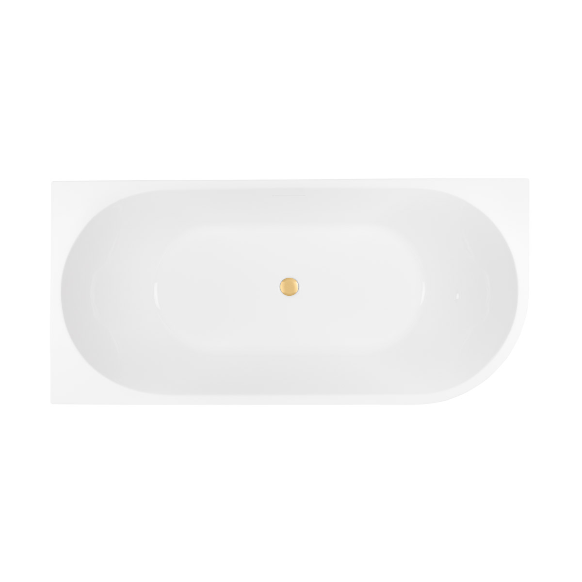 Set baignoire d’angle Oltens Delva 11007000, couvercle en liège Oltens 09002810