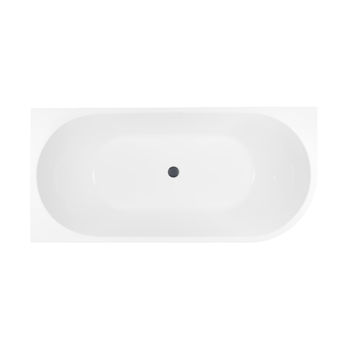 Set baignoire d’angle Oltens Delva 11007000, couvercle en liège Oltens 09002400