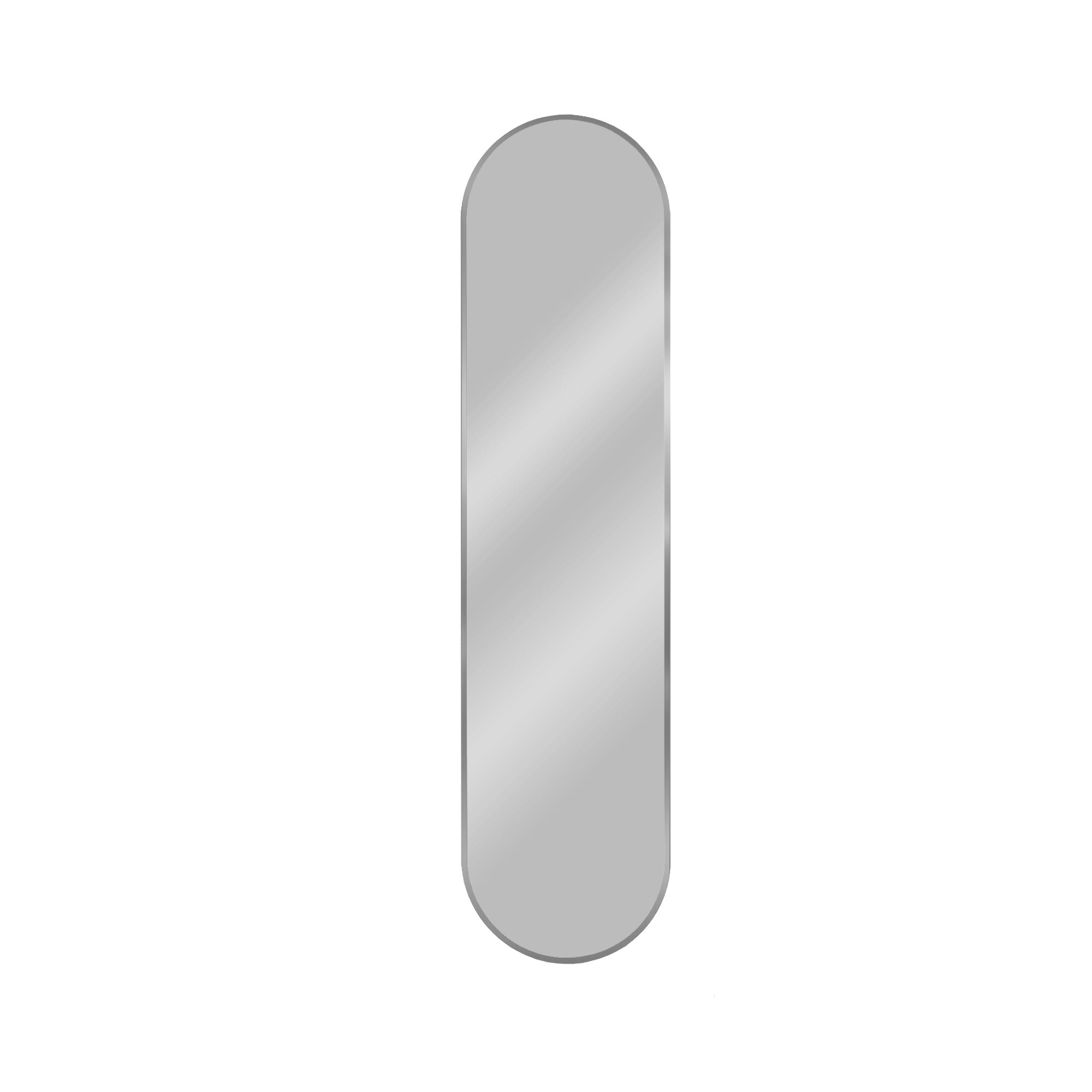 Baltica Design Tiny Border Pastille miroir 50x100 cm ovale argenté 5904107924434
