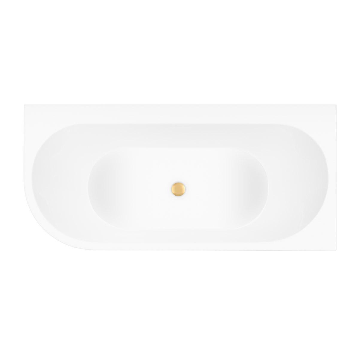 Set baignoire d’angle Oltens Hulda 11002000, couvercle en liège Oltens 09002810