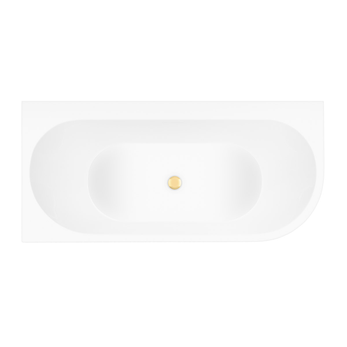 Set baignoire d’angle Oltens Hulda 11003000, couvercle en liège Oltens 09002800