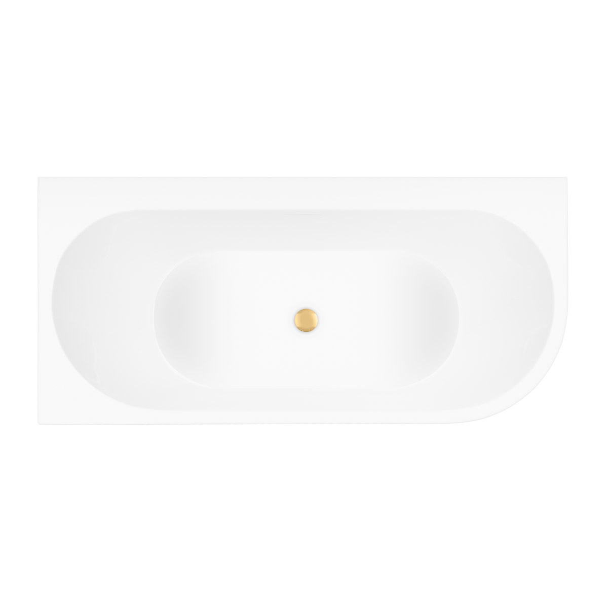 Set baignoire d’angle Oltens Hulda 11003000, couvercle en liège Oltens 09002810