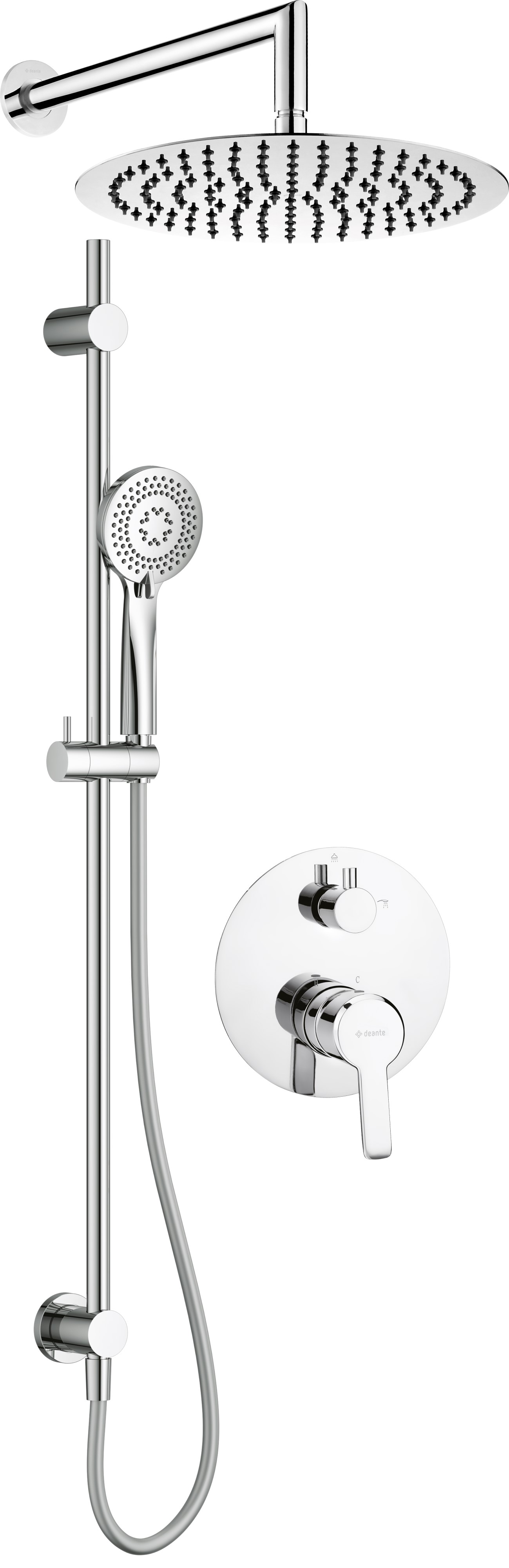 Deante Arnika ensemble de douche encastré oui chrome NAC_06QP