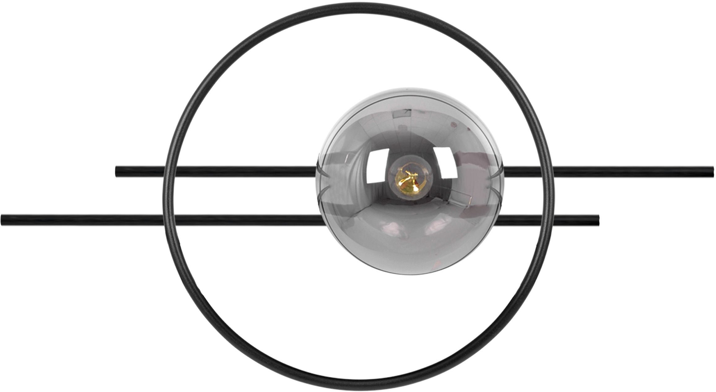 Kaja Astra applique murale 1x40 W noir-graphite K-5340