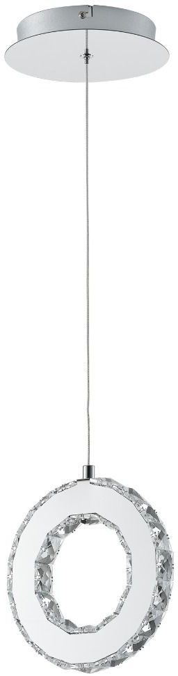 Zuma Line Girona lampe suspendue 1x10 W acier-transparent MD3713-1-3CT