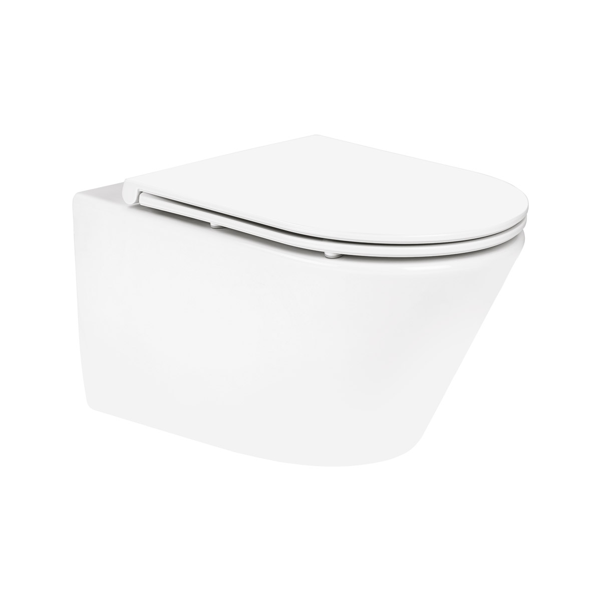 Set cuvette de WC Oltens Jog 42001000, abattant de WC Oltens Jog 45116000