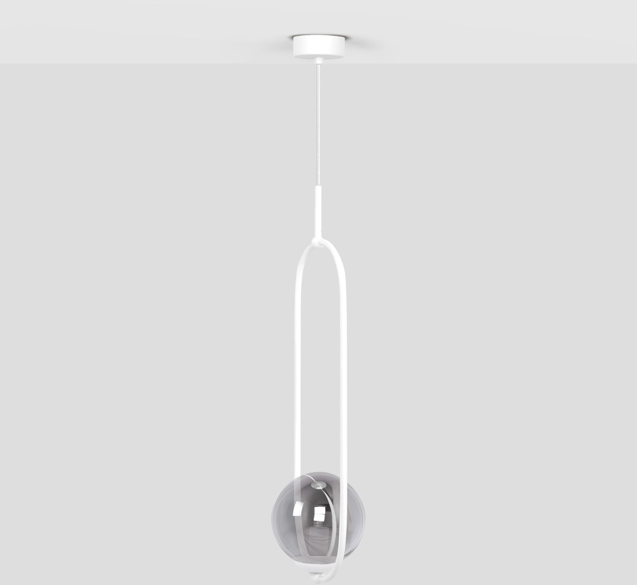Kaja Arlena lampe suspendue 1x40 W blanc-graphite K-5302