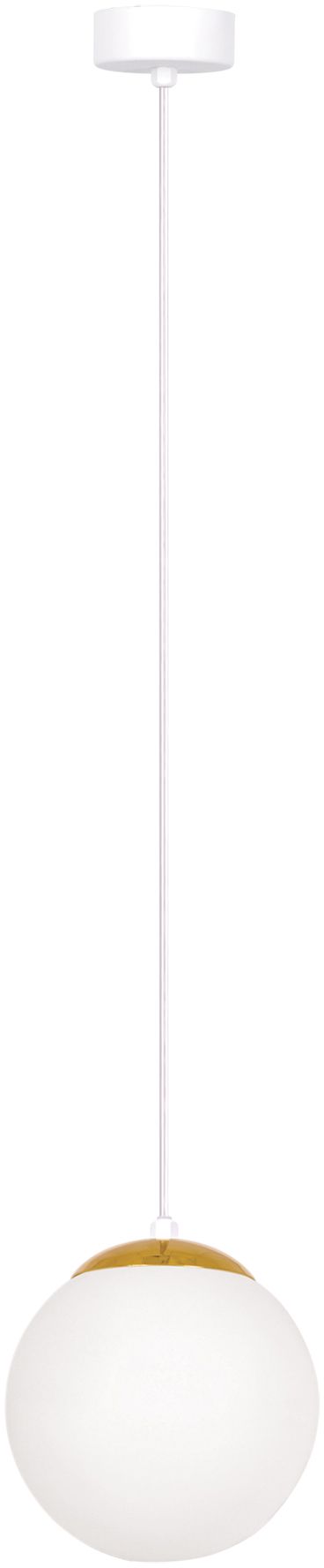 Kaja Elmo lampe suspendue 1x40 W blanc-doré K-5311
