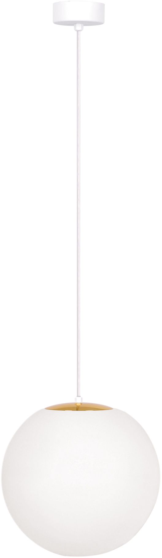 Kaja Elmo lampe suspendue 1x40 W blanc-doré K-5312