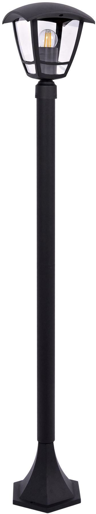 Kaja Napoli lampadaire extérieur 1x40 W noir K-8202