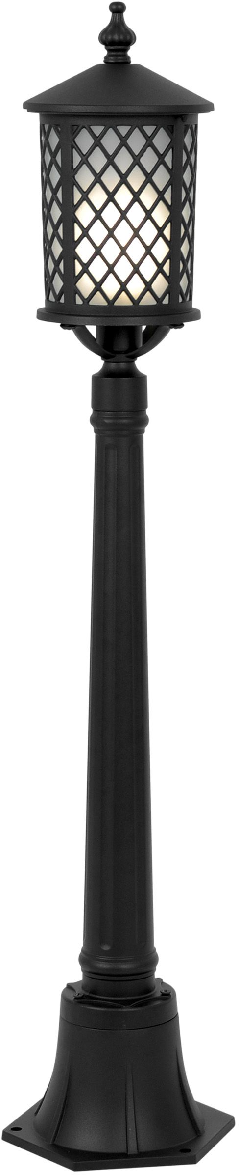 Kaja Chicago lampadaire extérieur 1x60 W noir K-8217