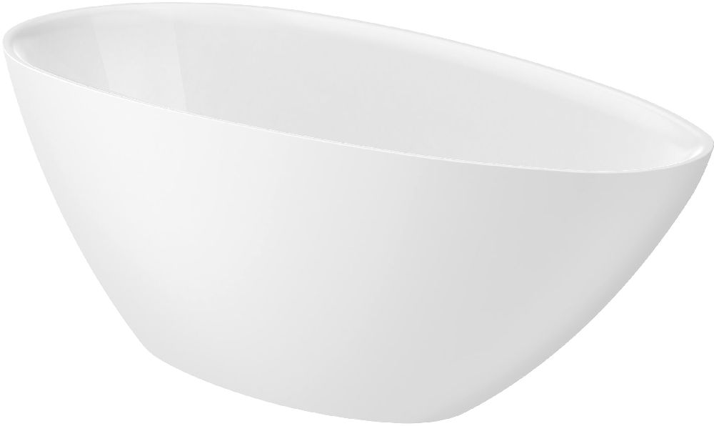 Roca Stonex baignoire autoportante 160x75 cm ovale blanc A248617000