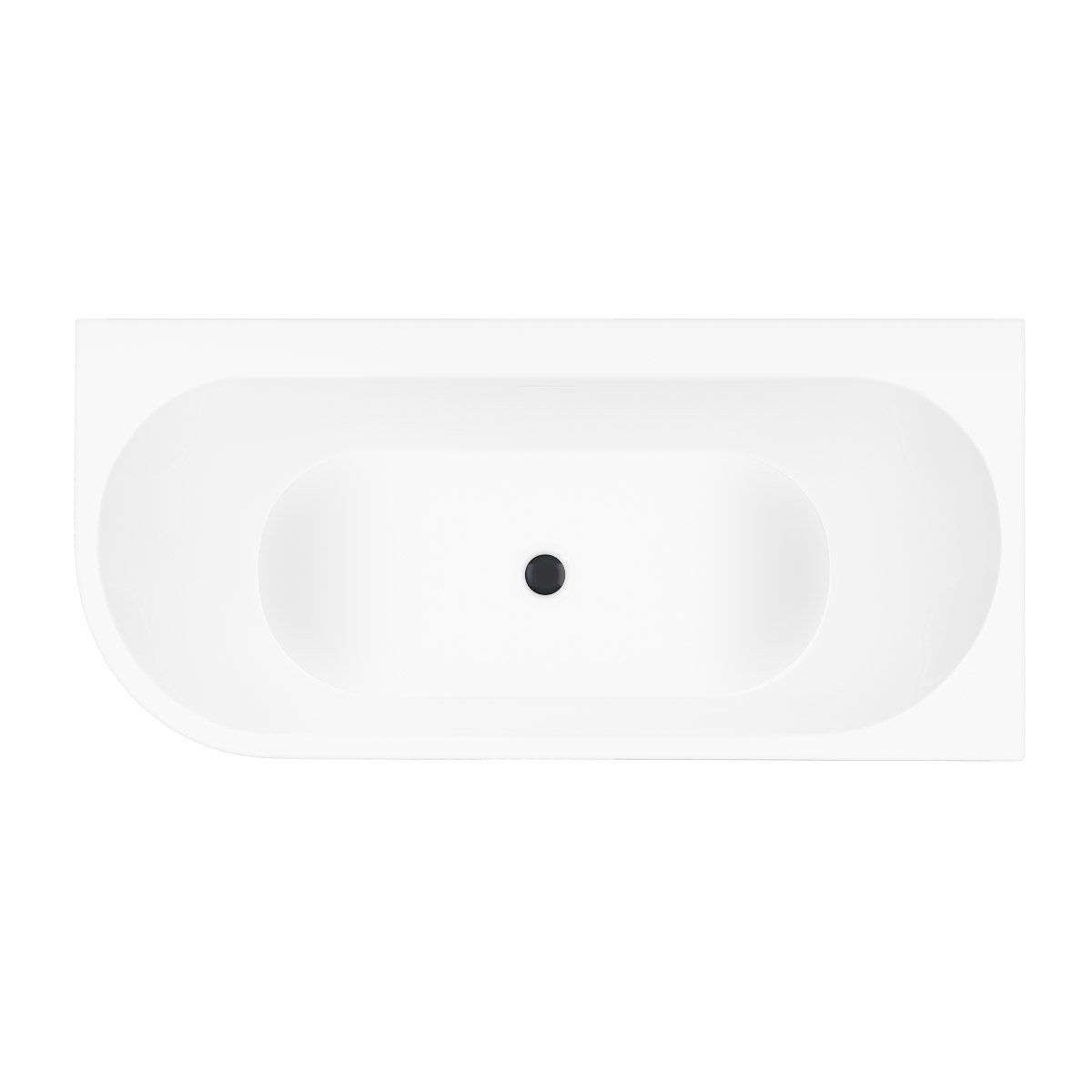 Set baignoire d’angle Oltens Hulda 11004000, couvercle en liège Oltens 09002300