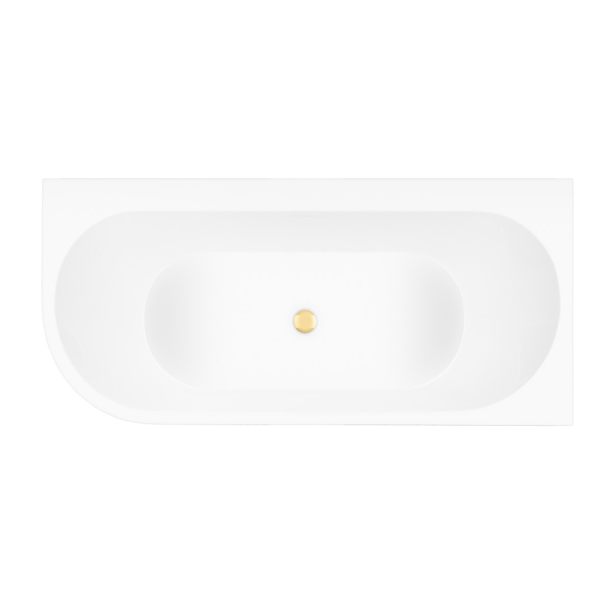 Set baignoire d’angle Oltens Hulda 11004000, couvercle en liège Oltens 09002800