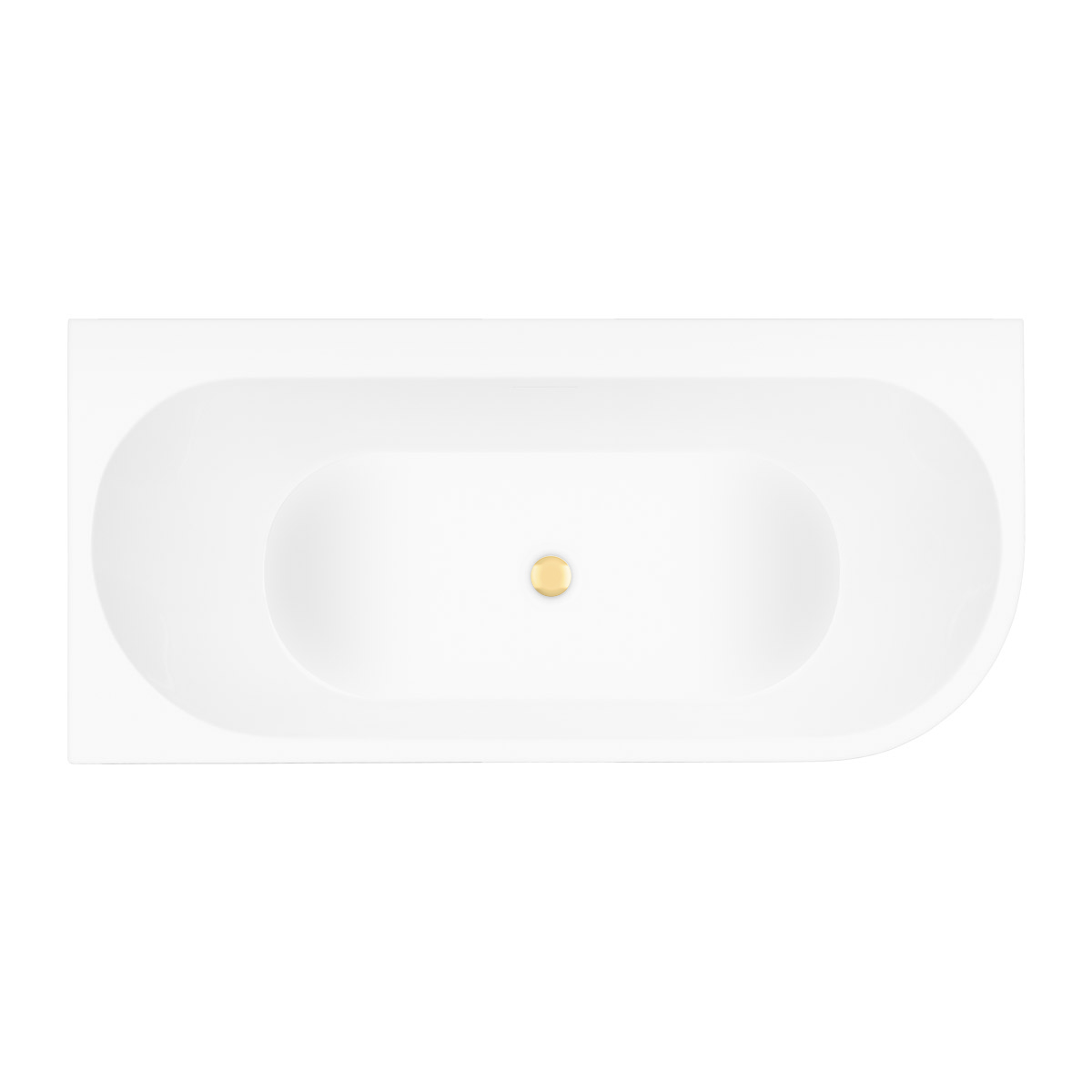 Set baignoire d’angle Oltens Hulda 11005000, couvercle en liège Oltens 09002800