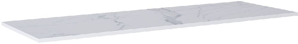 Elita ElitStone plan de travail suspendu 190x49.4 cm blanc RE051900045290