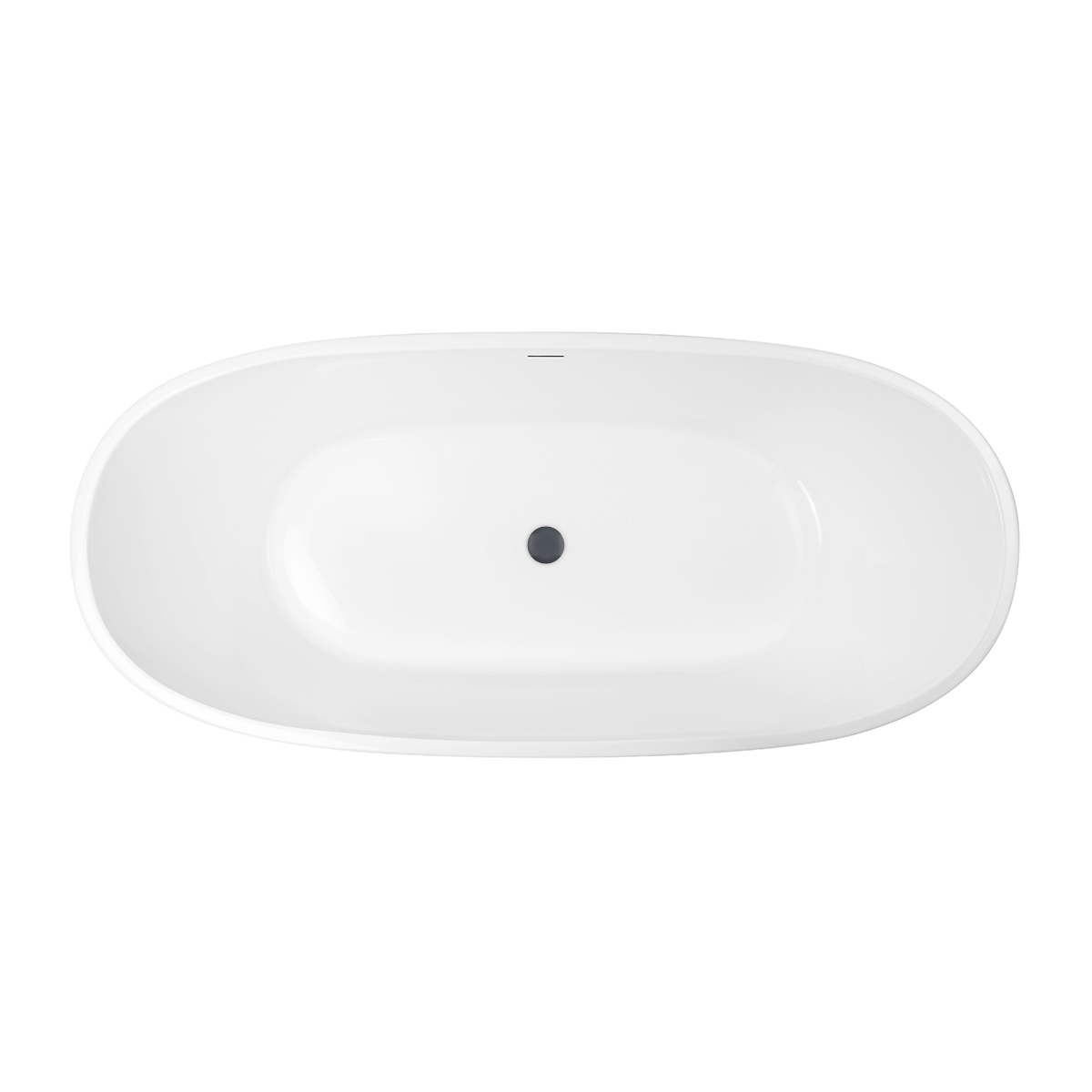Set baignoire autoportante Oltens Stora 12001000, couvercle en liège Oltens 09002400