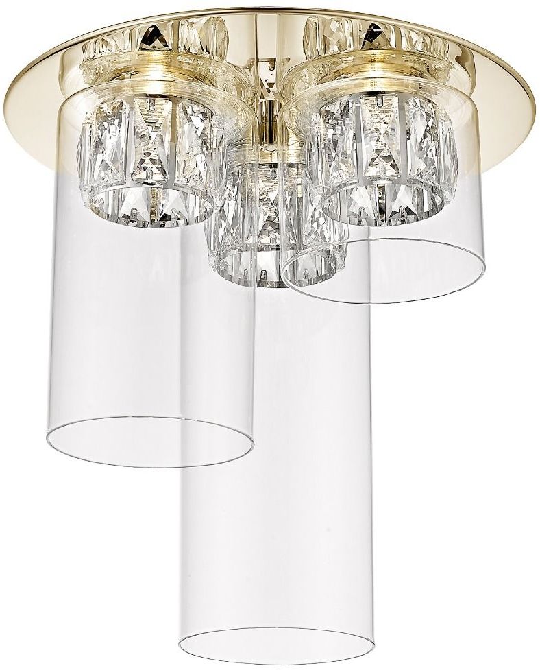 Zuma Line Gem plafonnier 3x5 W transparent-doré C0389-03F-F7AC