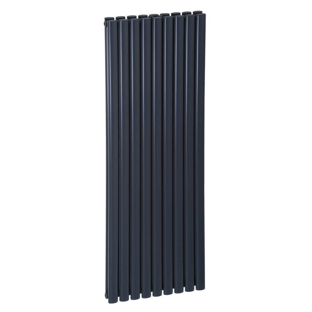 Luxrad Ring Podwójny radiateur décoratif 160x41 cm podłączenie inférieur noir RINP1600410S040ZDC
