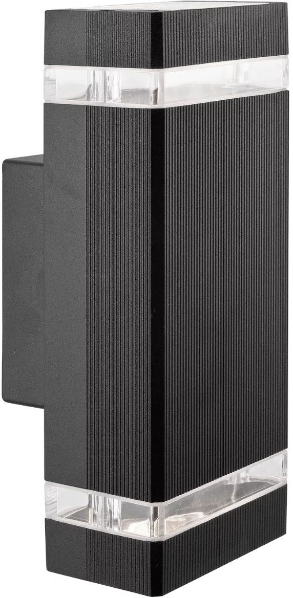 Goldlux Gilbert applique murale extérieure 2x10 W noir 307866
