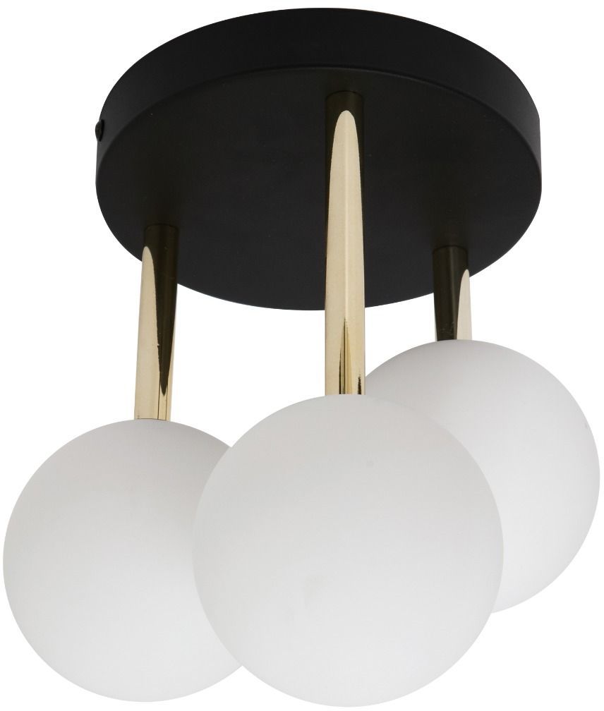 Zuma Line Ali plafonnier 3x40 W blanc-noir-doré 5644