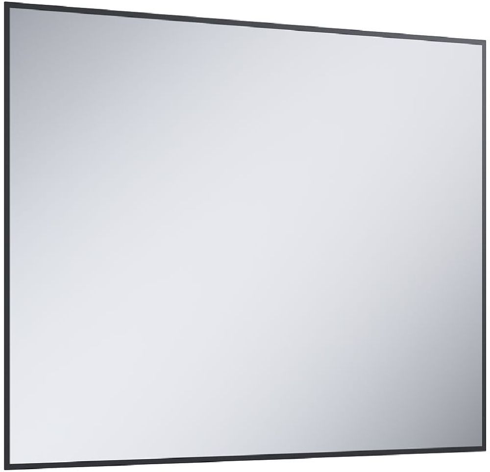 Elita Sharon Square miroir 100x80 cm rectangulaire avec éclairage noir RE061003010560
