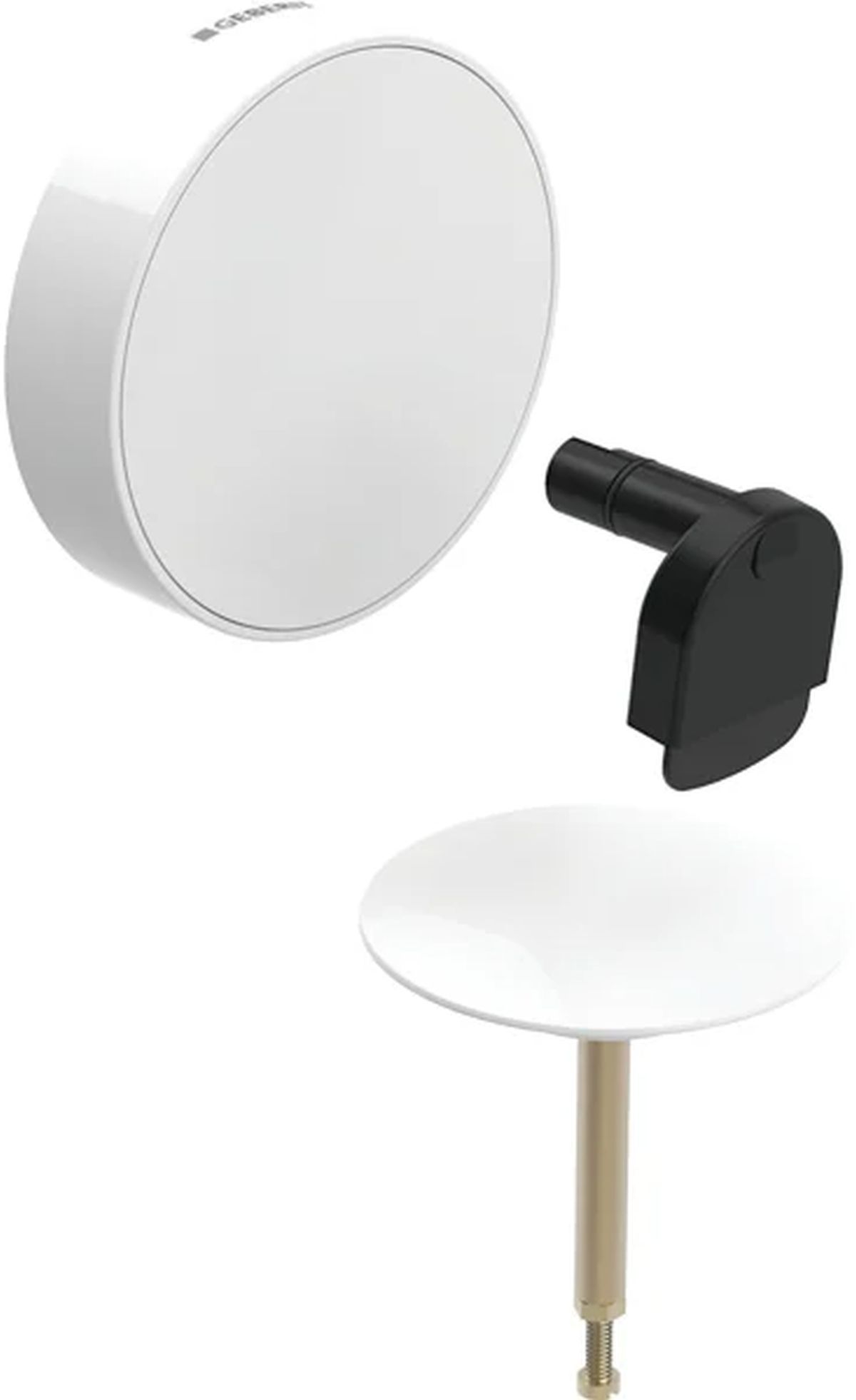 Geberit kit de finition de siphon blanc 150.481.11.1