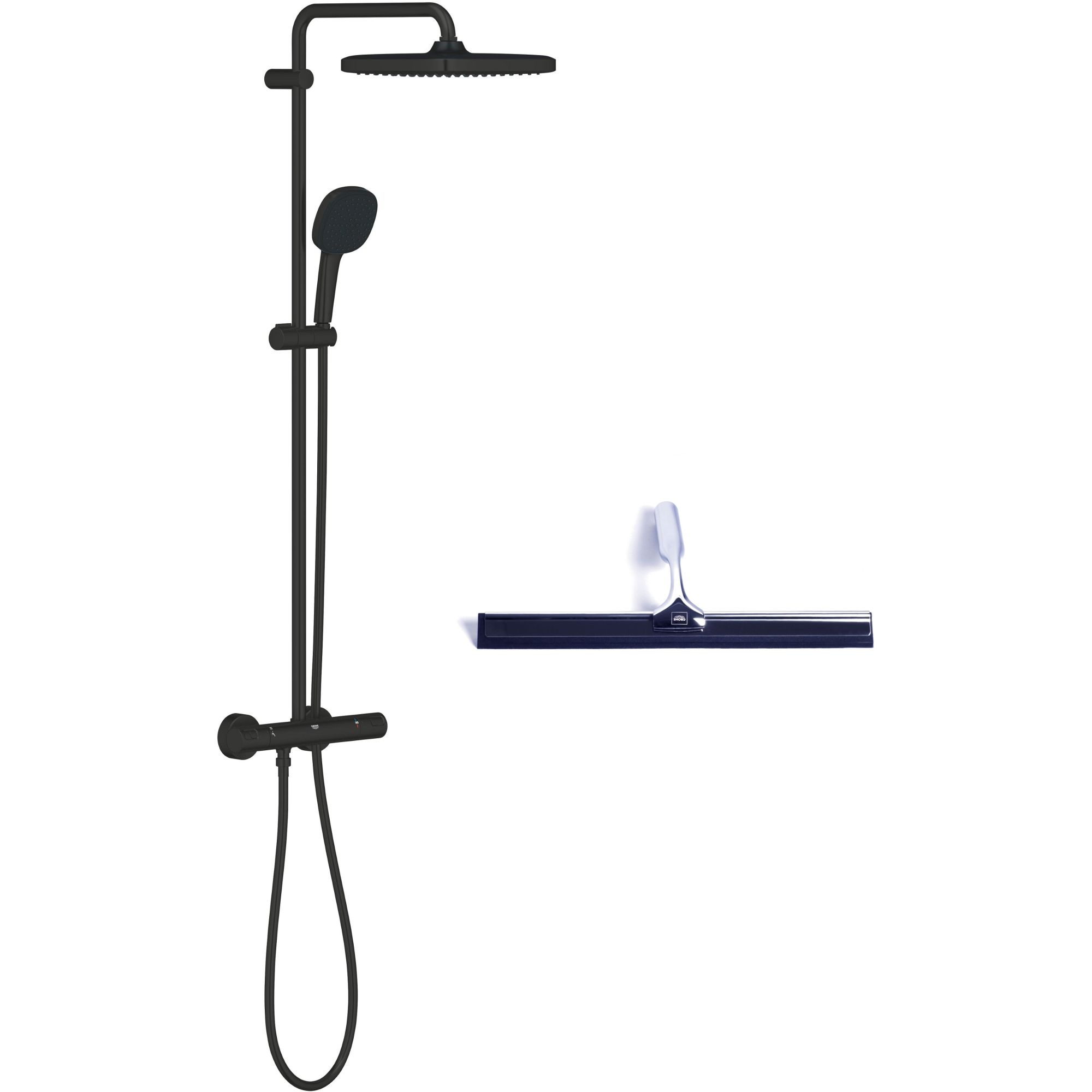 Set ensemble de douche Grohe Vitalio Comfort 266962431, raclette à eau Grohe 4067393055617