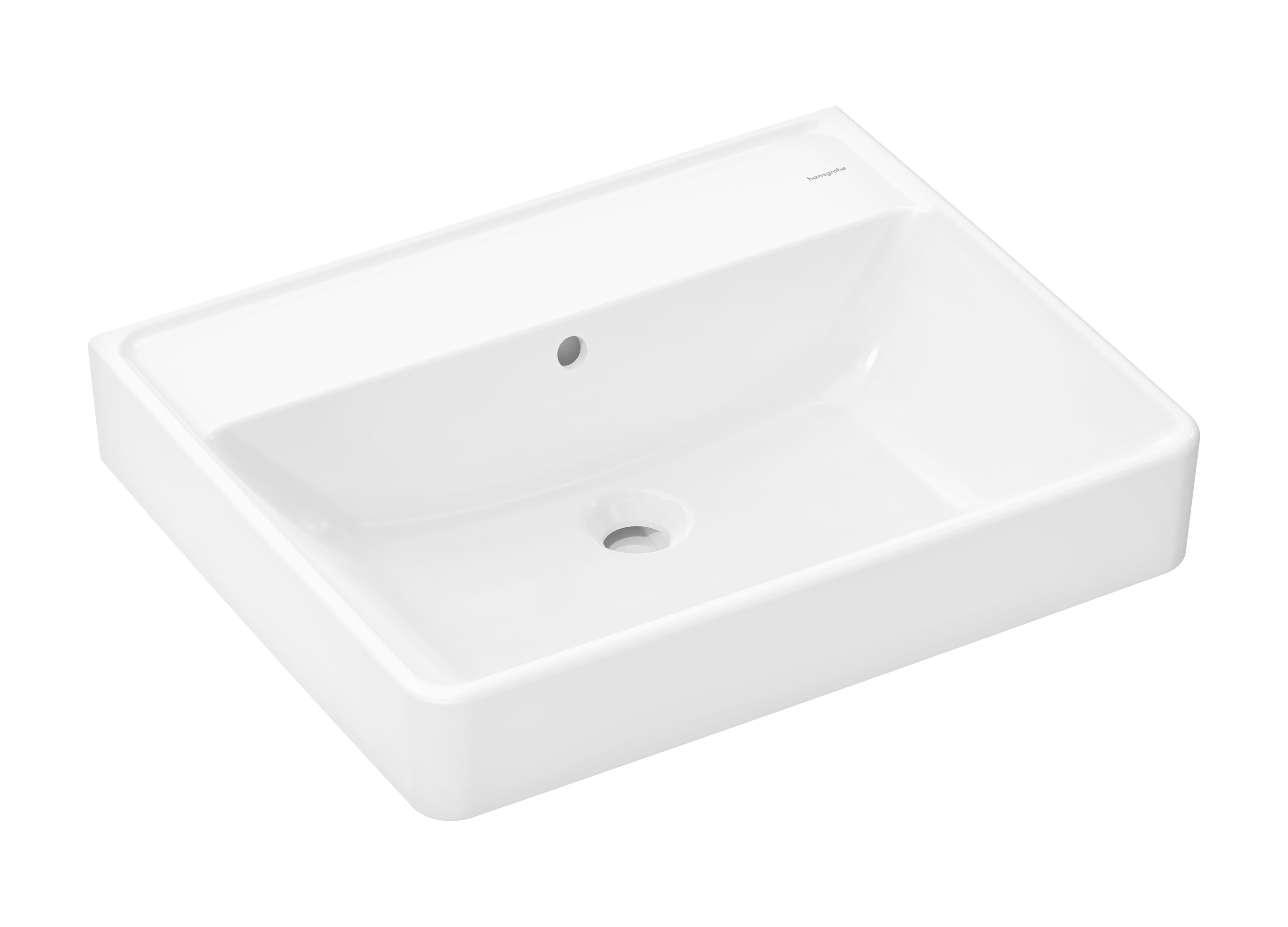 Hansgrohe Xanuia Q lavabo 60x48 cm rectangulaire classique-à poser blanc 60244450