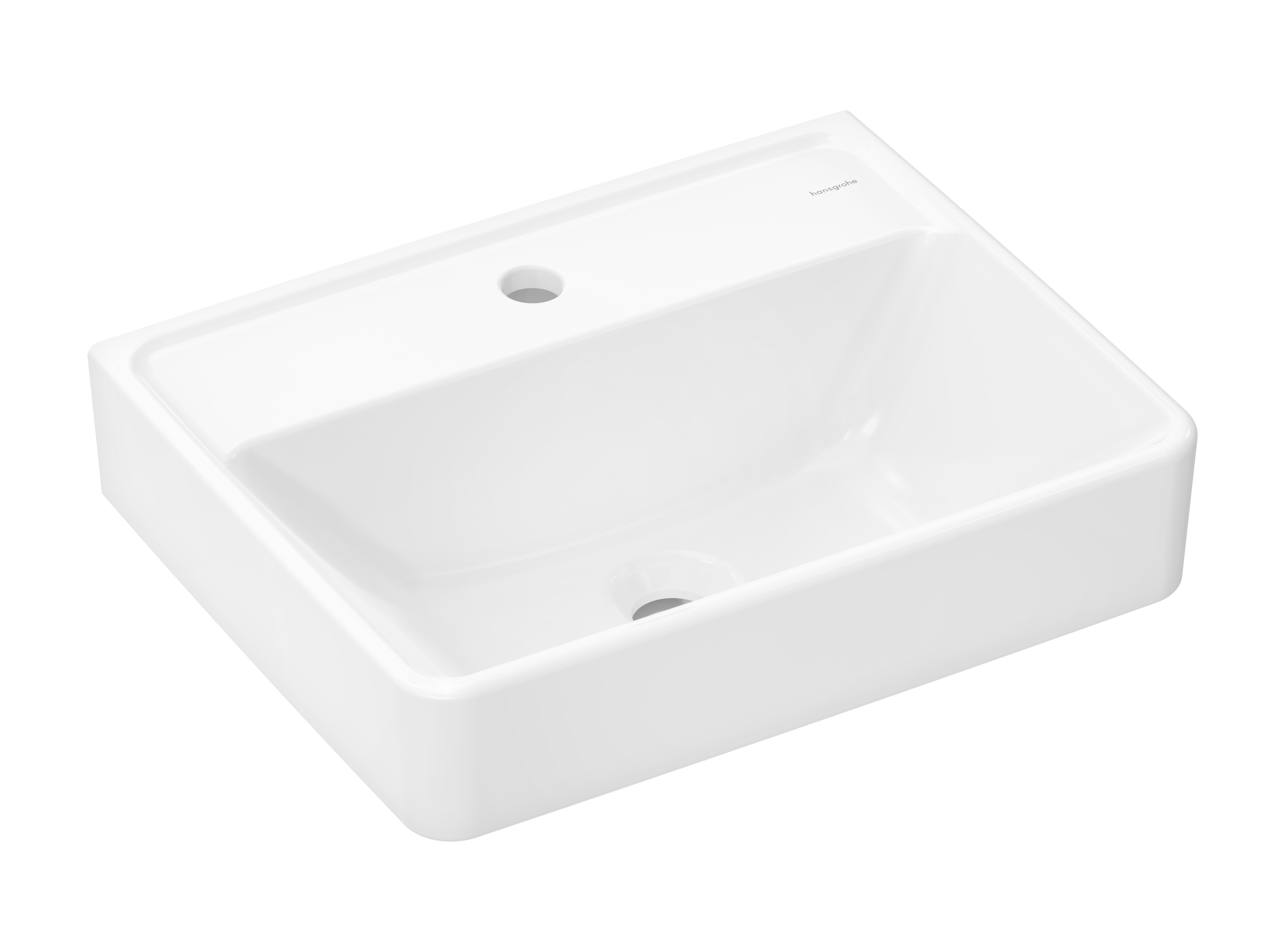 Hansgrohe Xanuia Q lavabo 50x39 cm rectangulaire classique blanc brillant 61144450