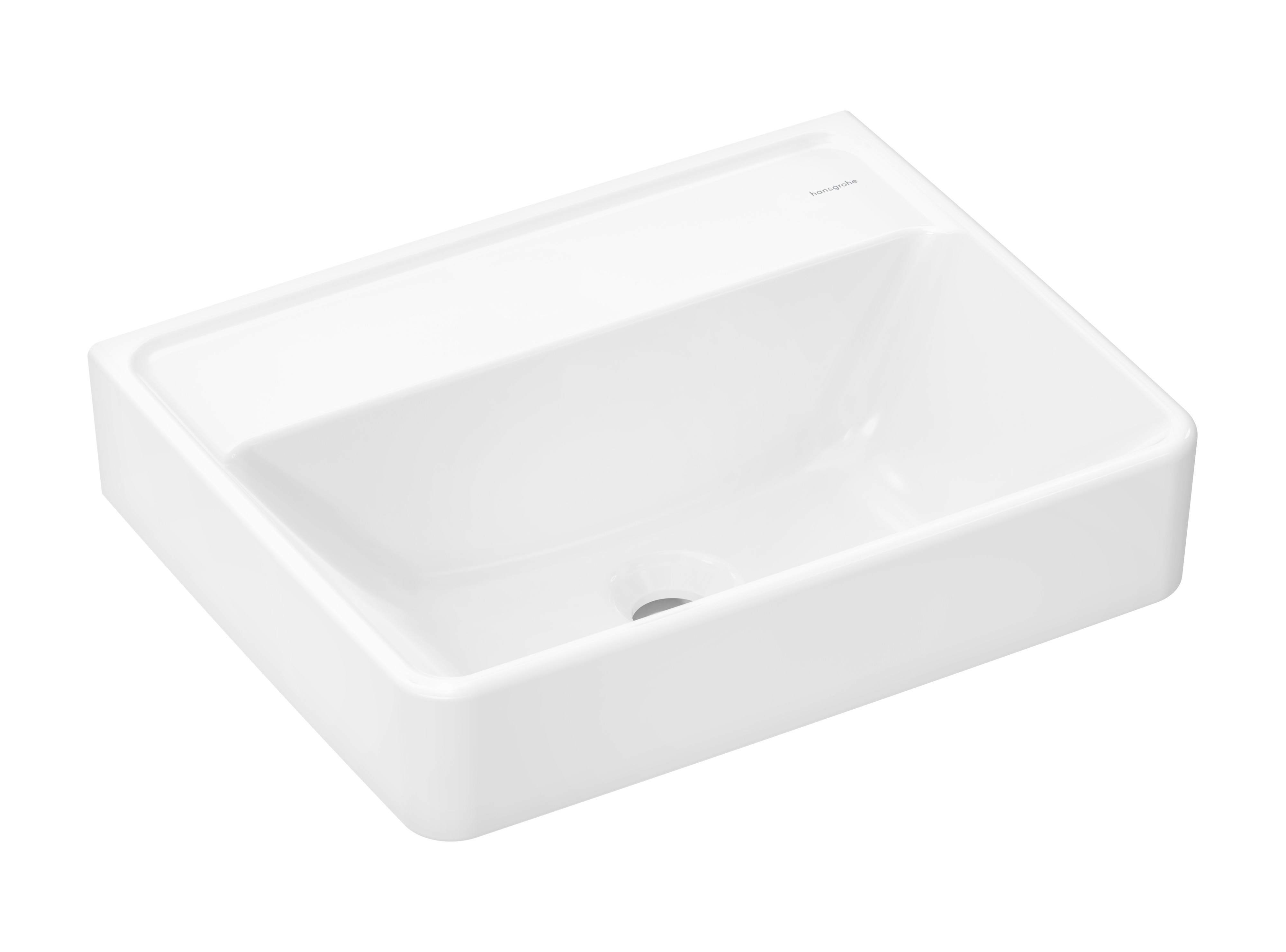 Hansgrohe Xanuia Q lavabo 50x39 cm rectangulaire classique blanc brillant 61145450