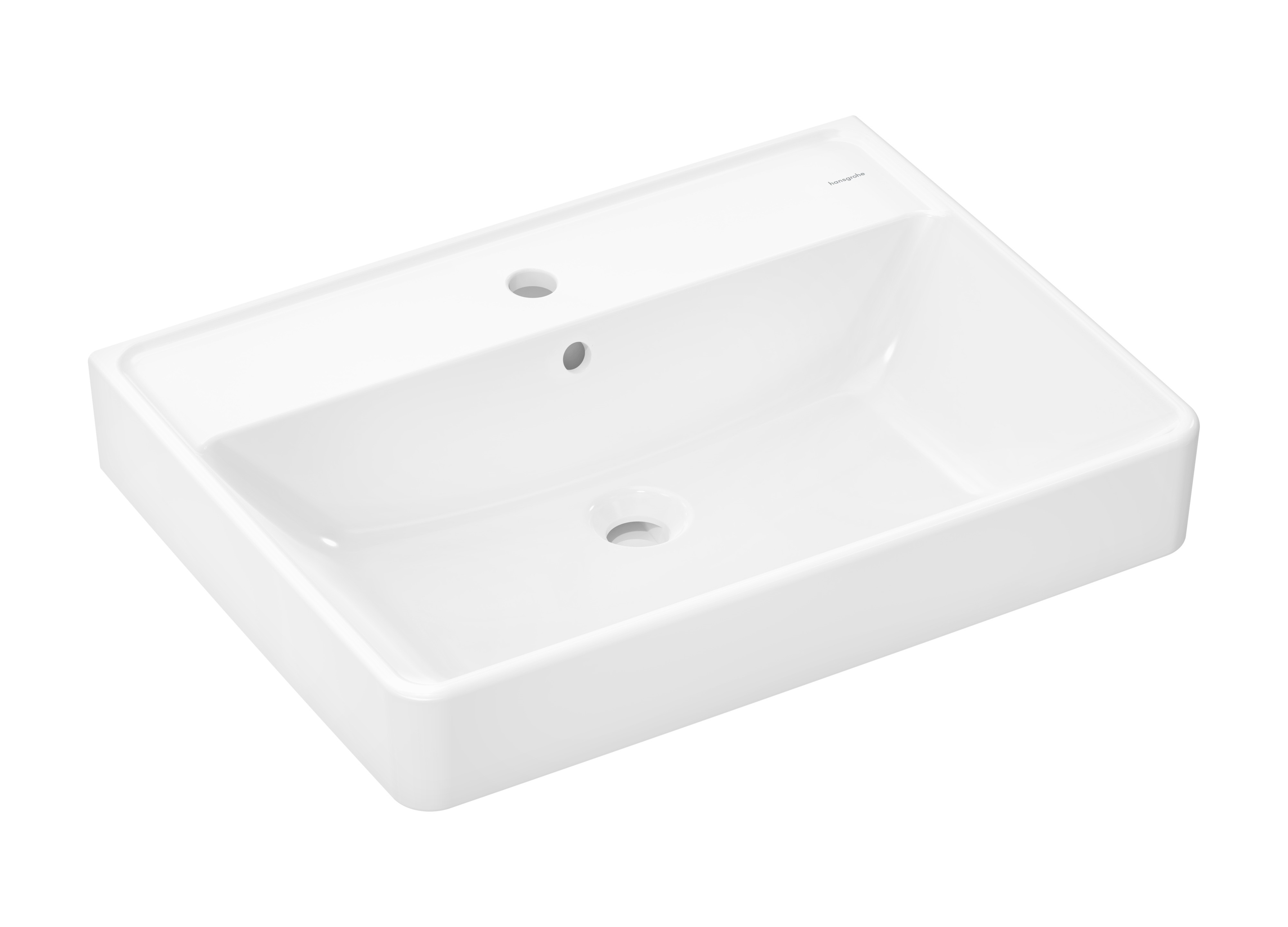 Hansgrohe Xanuia Q lavabo 65x48 cm rectangulaire classique-à poser blanc 60252450