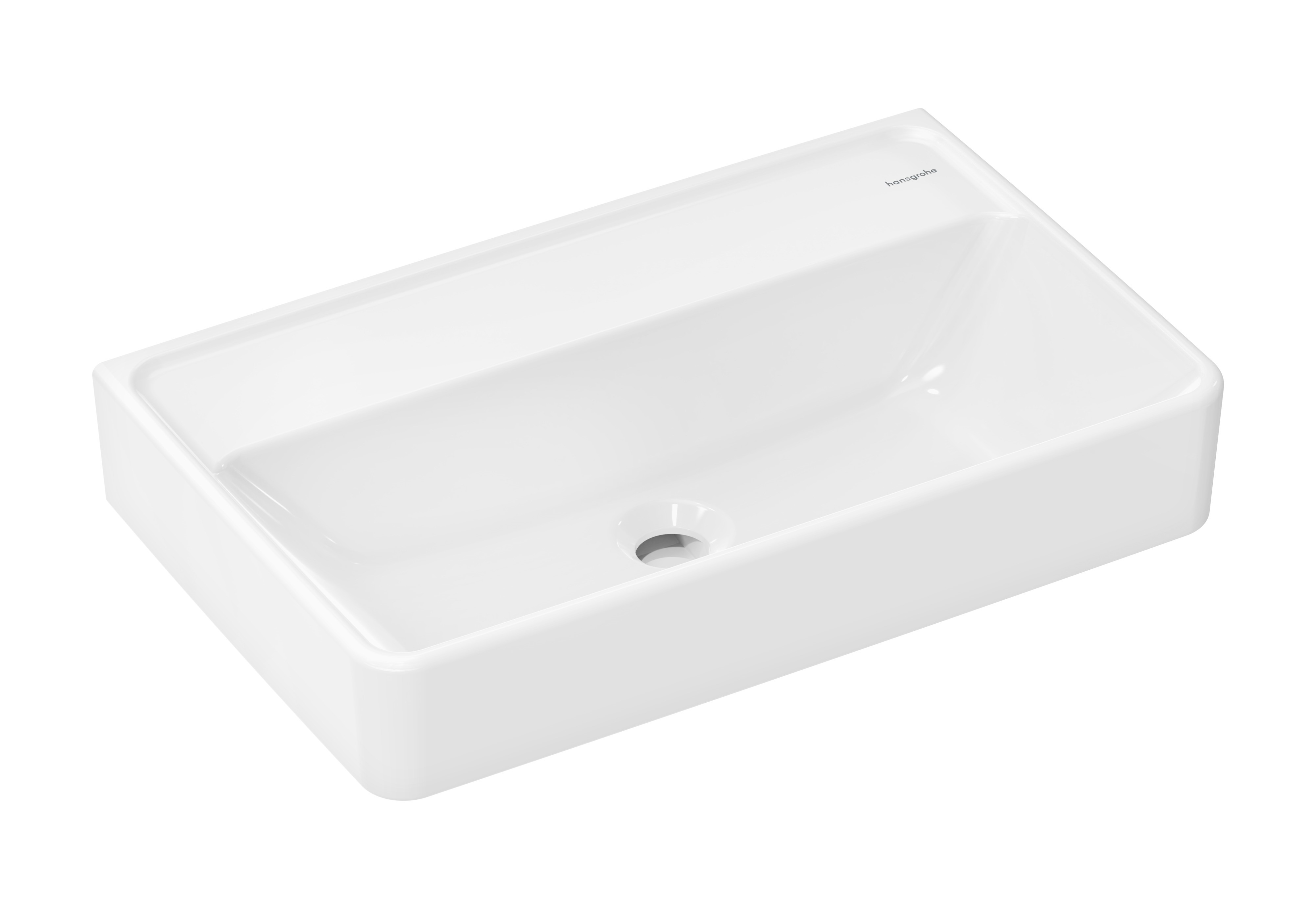 Hansgrohe Xanuia Q lavabo 60x37 cm rectangulaire classique blanc brillant 61127450