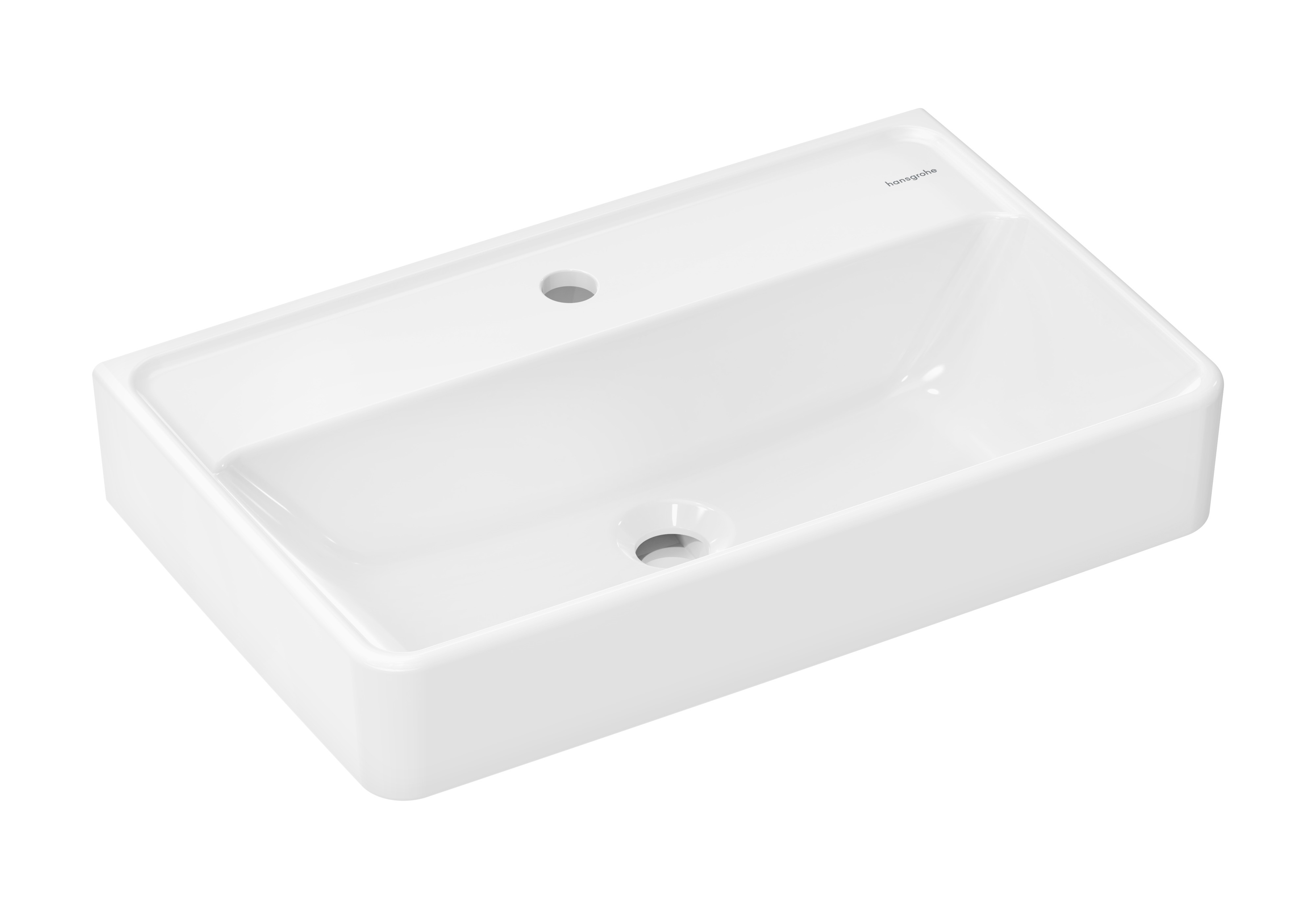 Hansgrohe Xanuia Q lavabo 60x37 cm rectangulaire classique blanc brillant 61126450