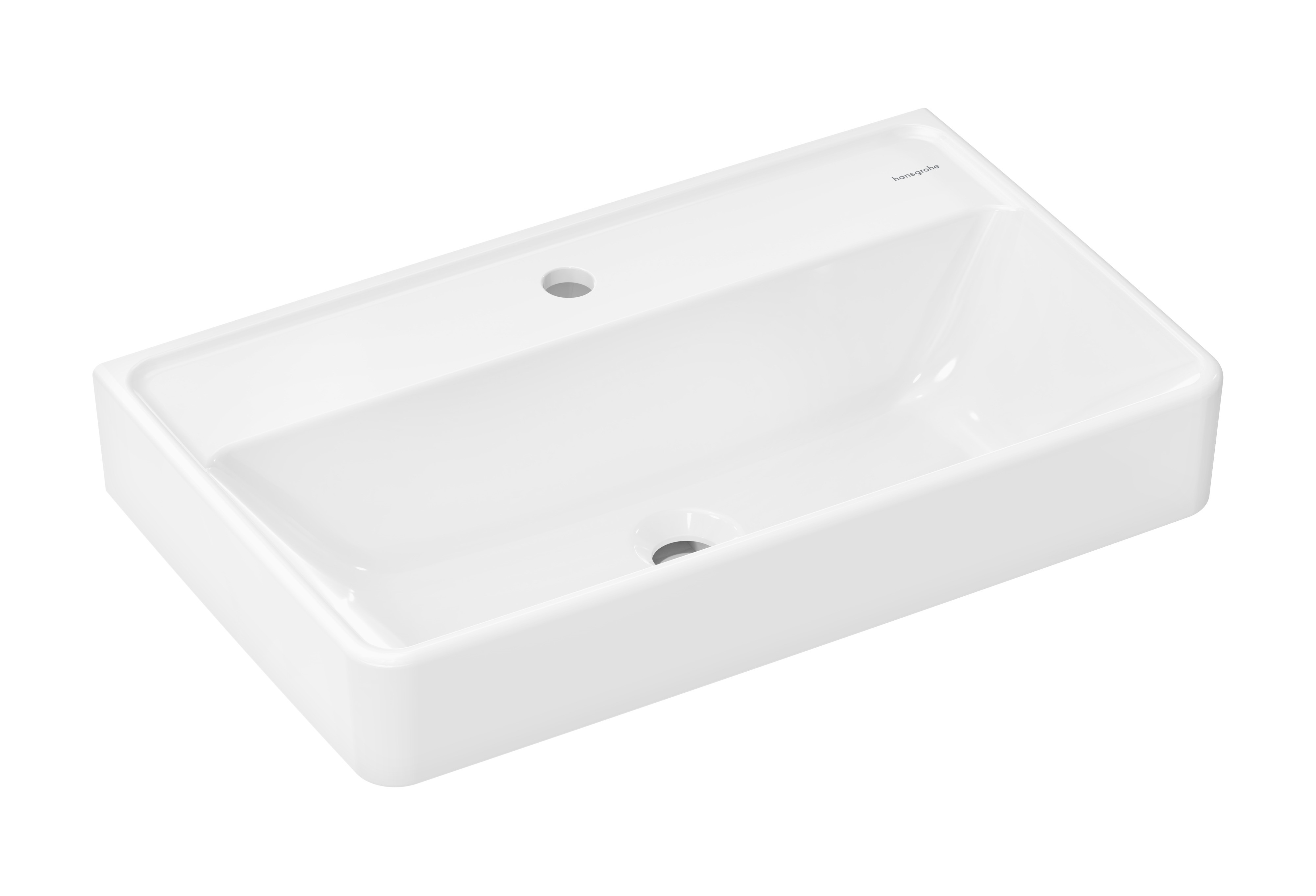 Hansgrohe Xanuia Q lavabo 65x39 cm rectangulaire classique blanc brillant 60219450