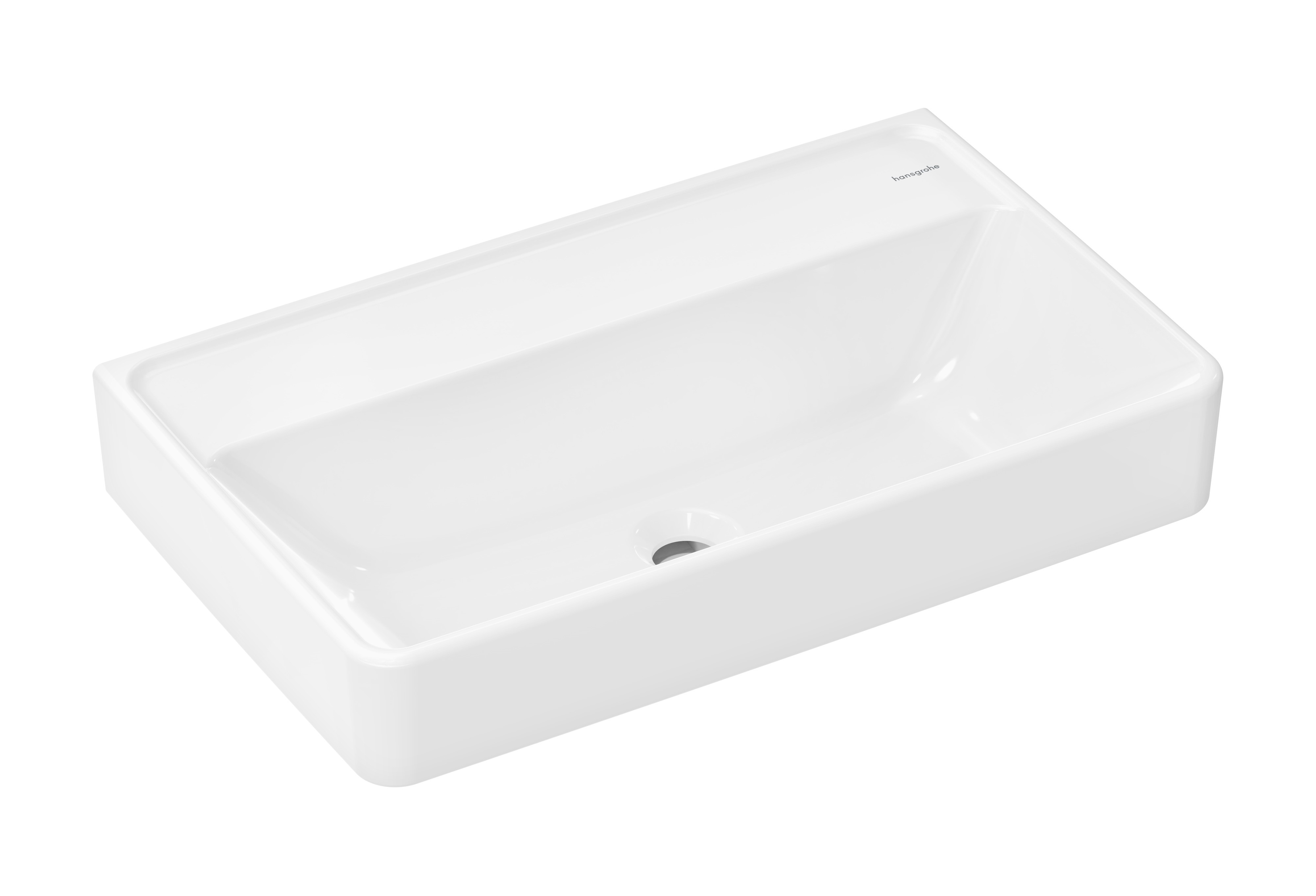 Hansgrohe Xanuia Q lavabo 65x39 cm rectangulaire classique blanc brillant 61131450