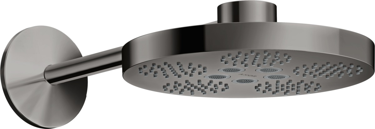 Axor One douche à effet de pluie avec bras 28x28 cm ronde || 48492330