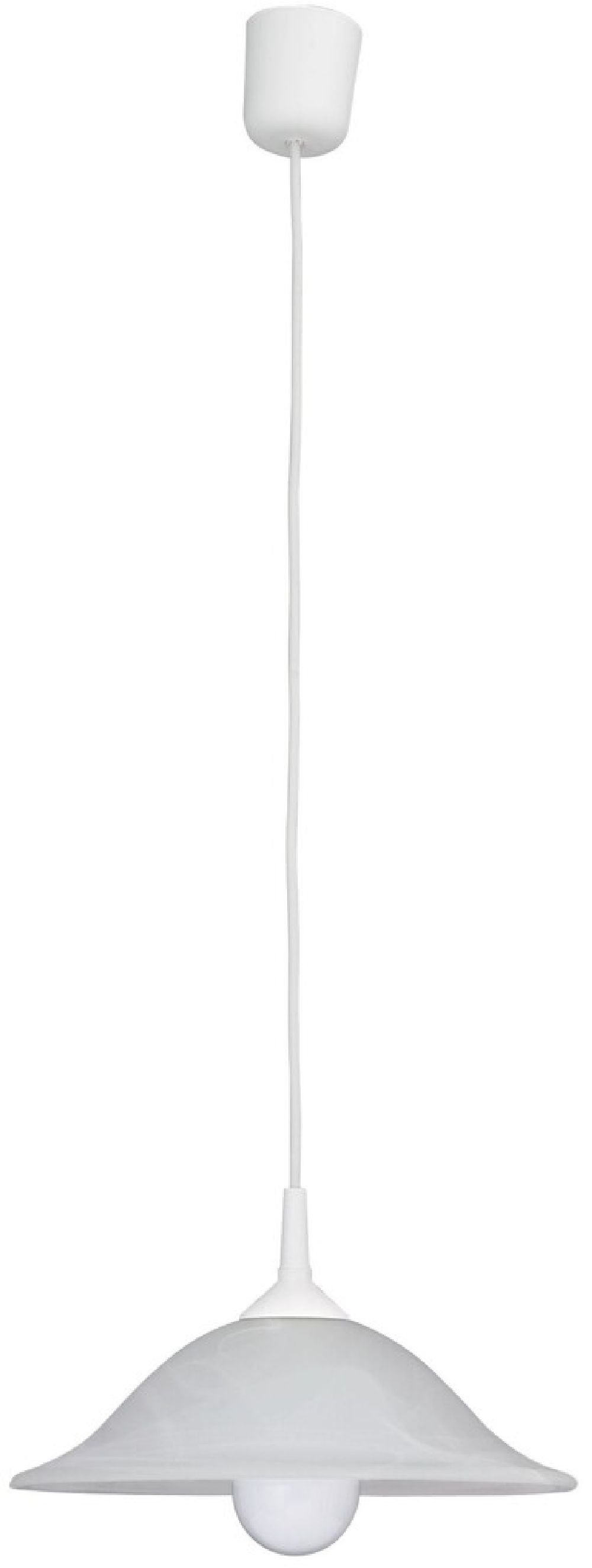 Rabalux Alabastro lampe suspendue 1x60 W blanc 3905