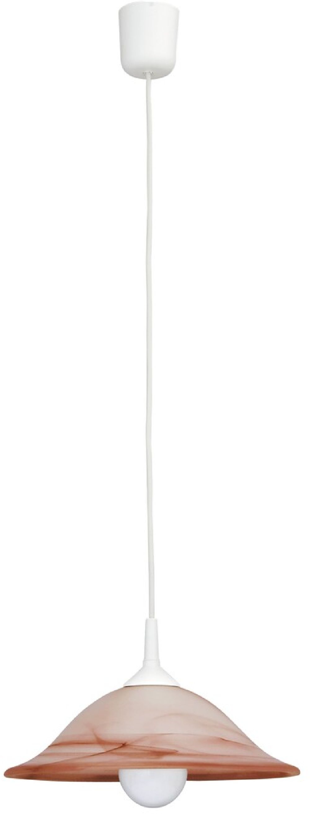 Rabalux Alabastro lampe suspendue 1x60 W marron 3955