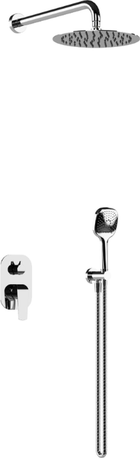 Excellent Clever 2.0 ensemble de douche encastré oui chrome AREX.SET.4145CR