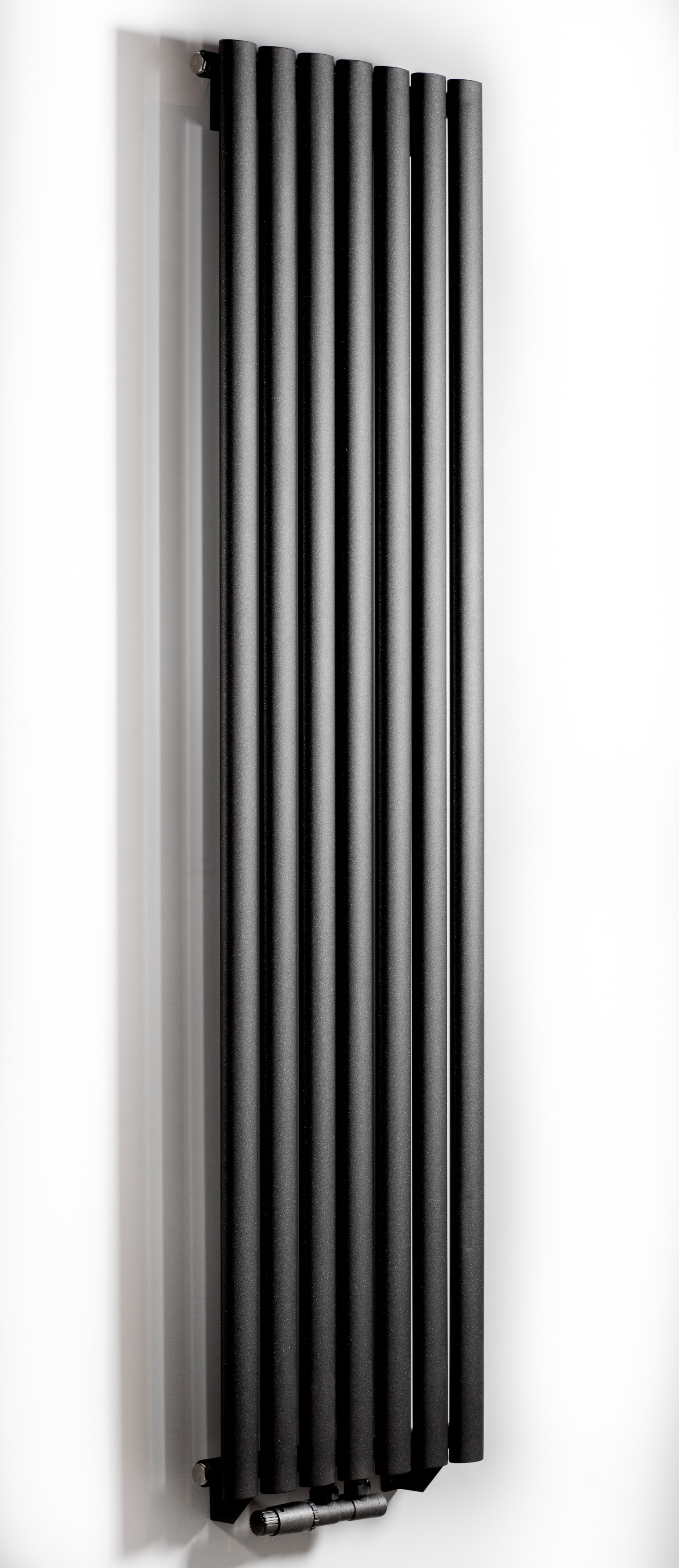 Luxrad Ring radiateur décoratif 160x35.2 cm podłączenie inférieur gris/graphite RIN1600352S007ZDC