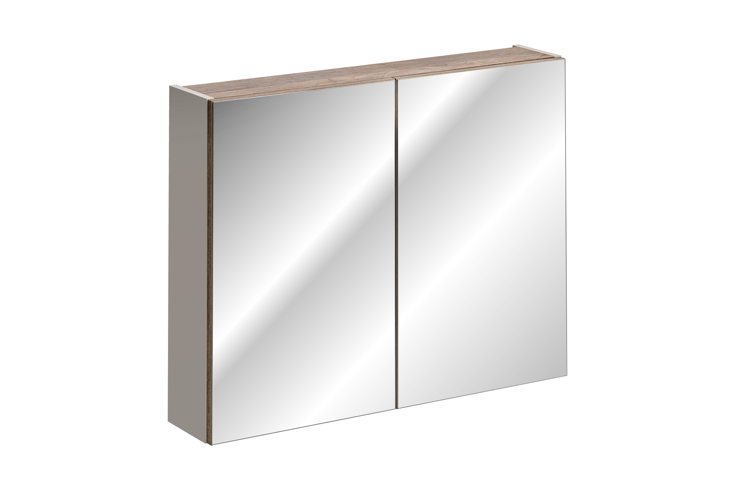 Comad Santa Fe Taupe armoire 80x17x65 cm avec miroir gris SANTA FE TAUPE 84-80-A-2D