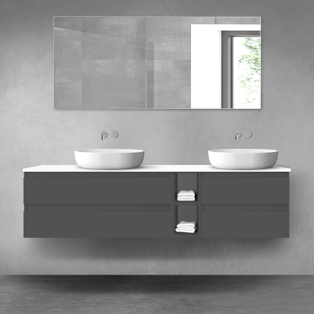 Set armoire Oltens Vernal 60002400, armoire Oltens Vernal 60000400, 63009000, 60021400