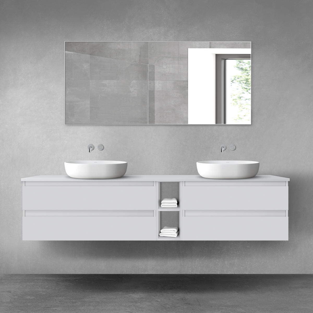 Set armoire Oltens Vernal 60002700, armoire Oltens Vernal 60001700, 63010700, 60021700